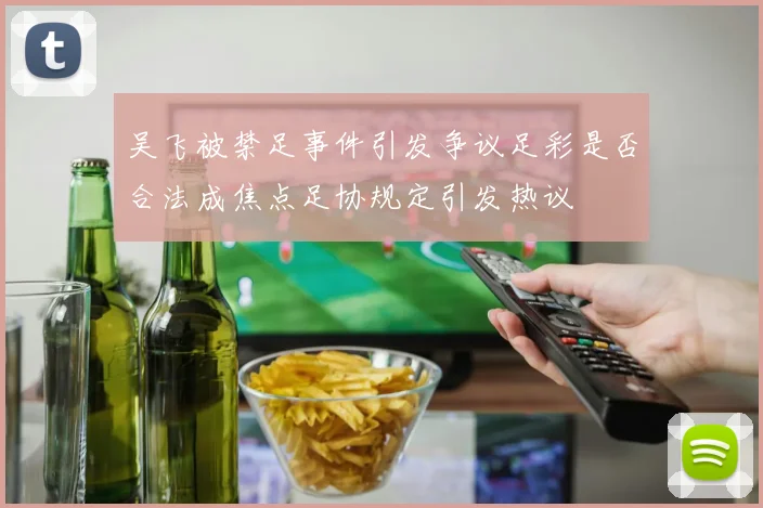 吴飞被禁足事件引发争议足彩是否合法成焦点足协规定引发热议